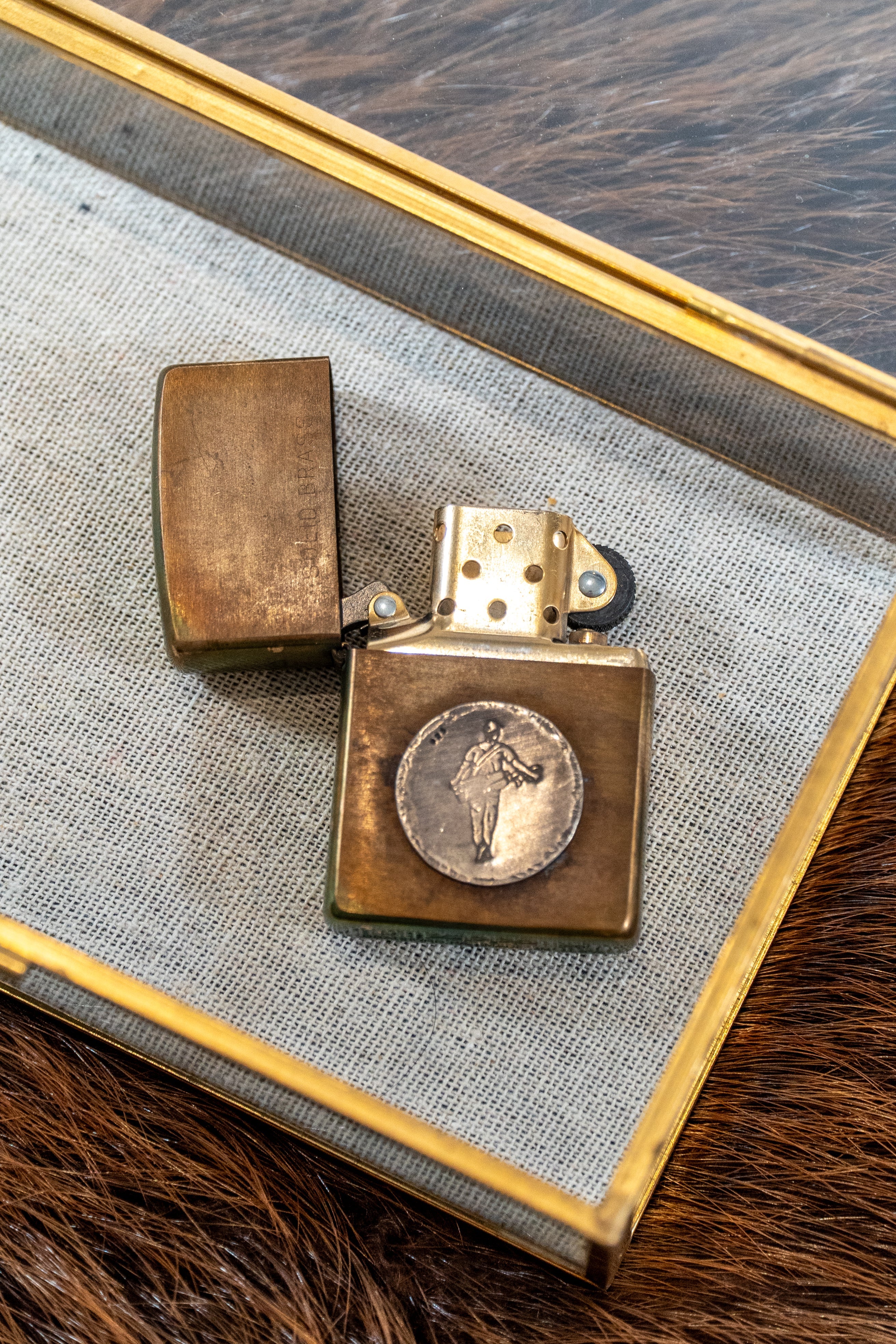 Pebblehurst - Custom Aged Zippo, Pebblehurst