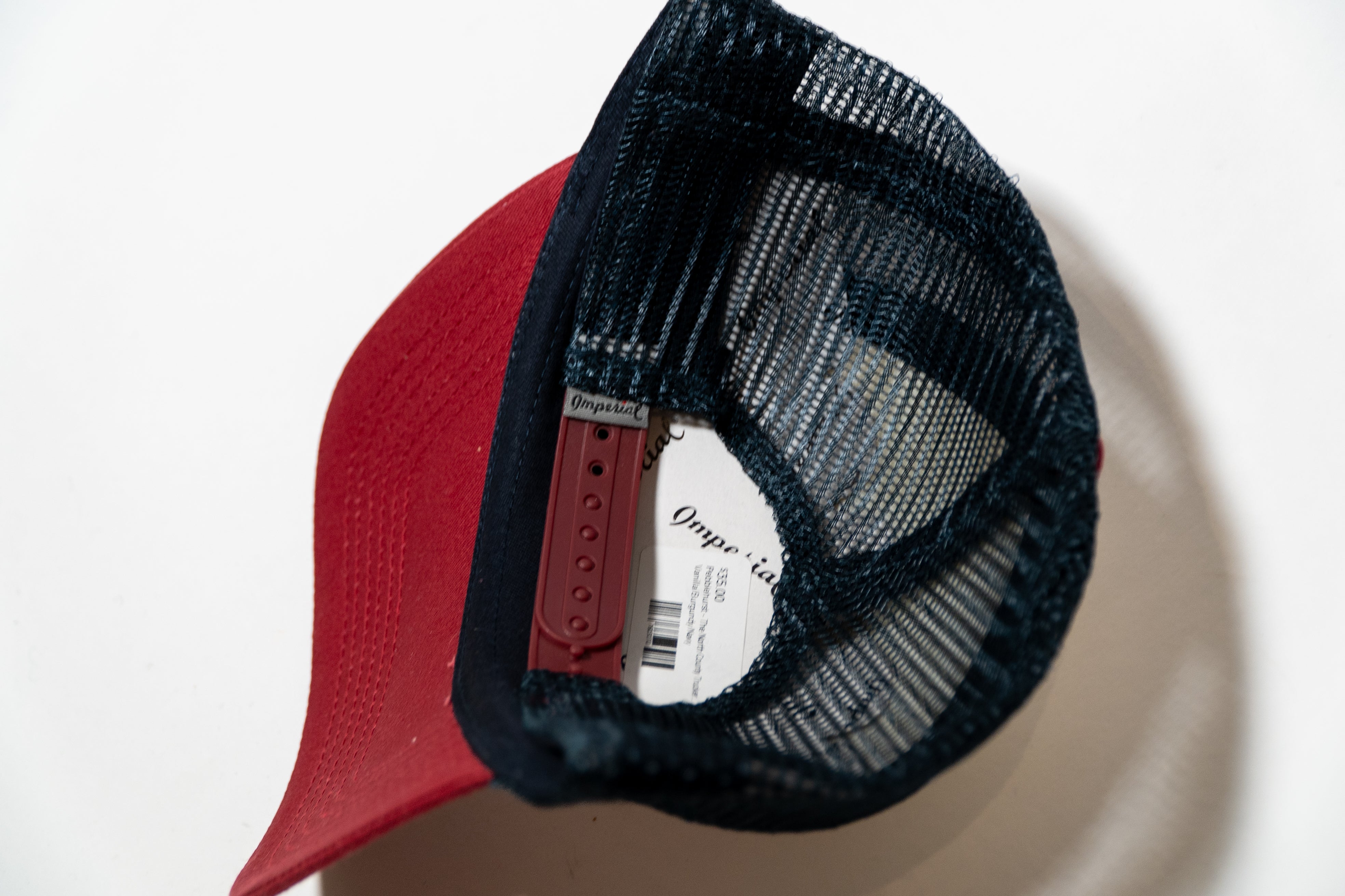 Pebblehurst - The North County Trucker Hat (Vanilla/Red/Navy)