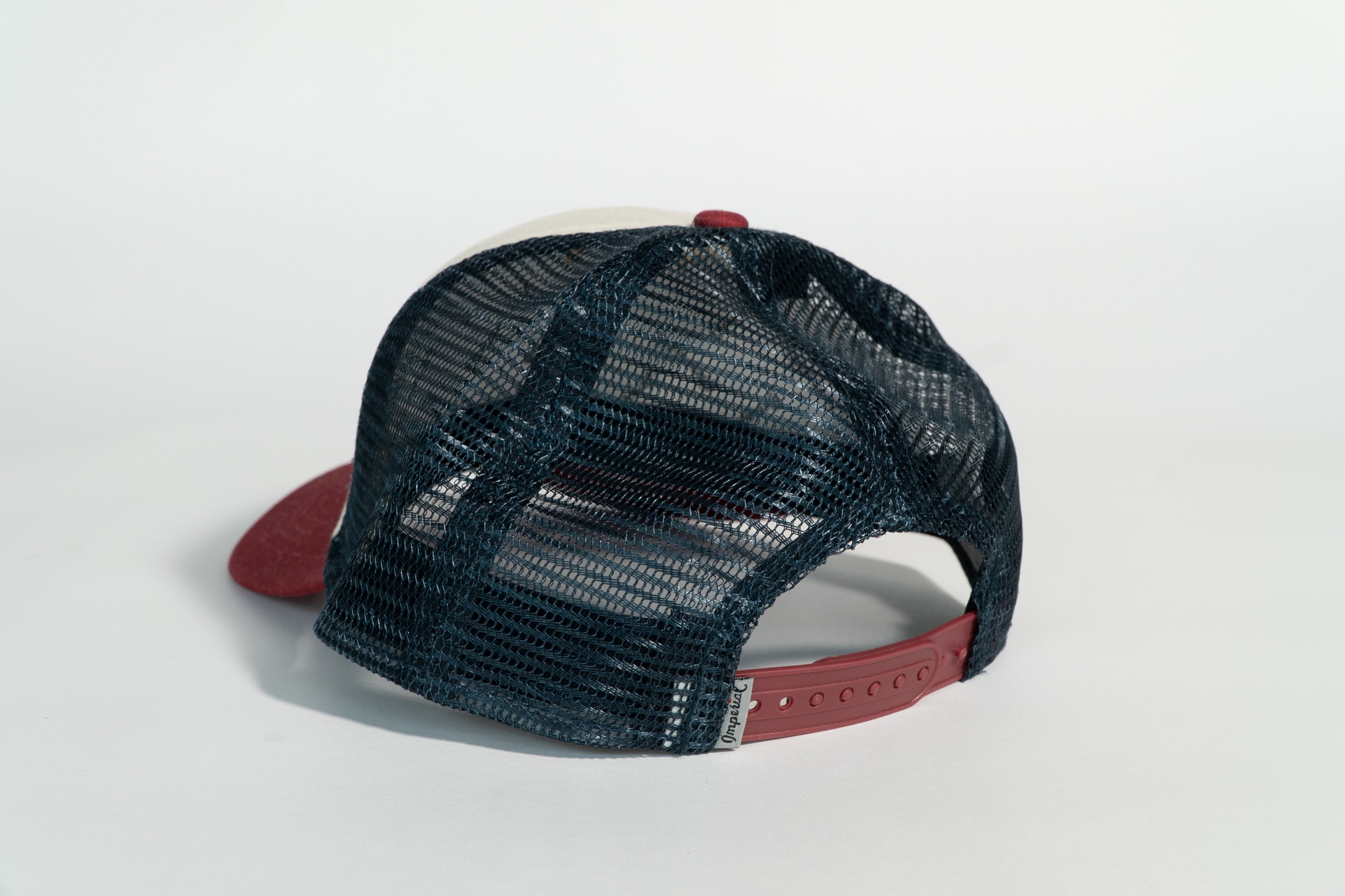 Pebblehurst - The North County Trucker Hat (Vanilla/Red/Navy)