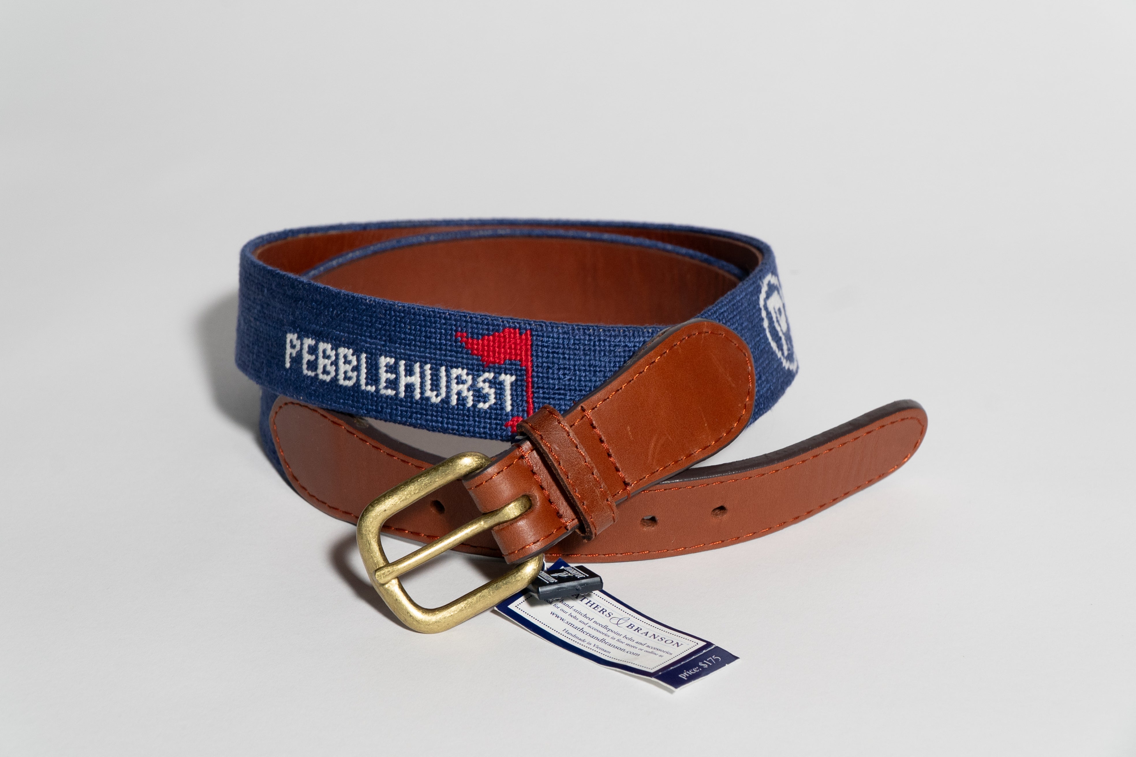 Smathers & Branson x Pebblehurst Needlepoint Belt
