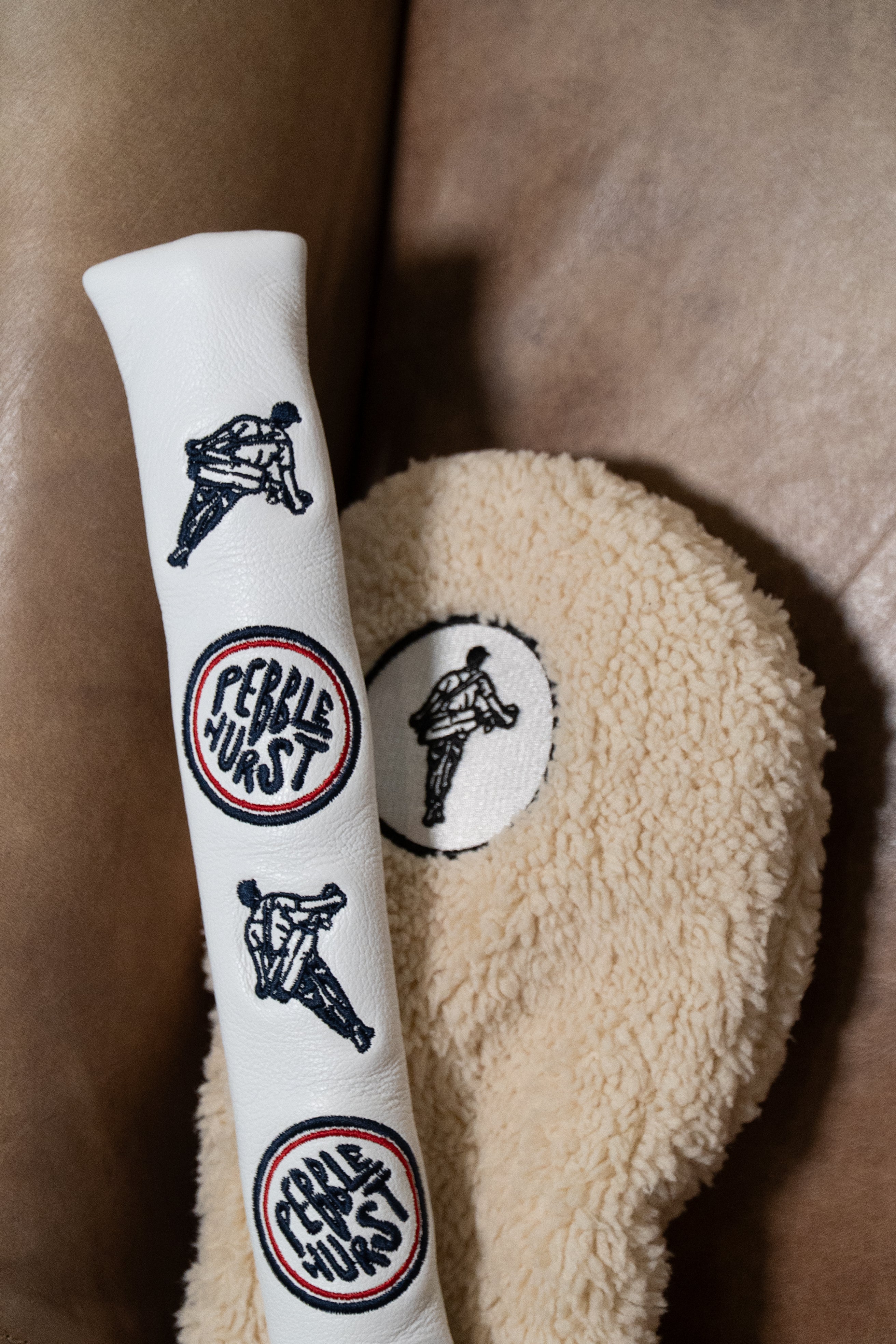 Pebblehurst + Winton Collection - Alignment Stick Covers in American Leather