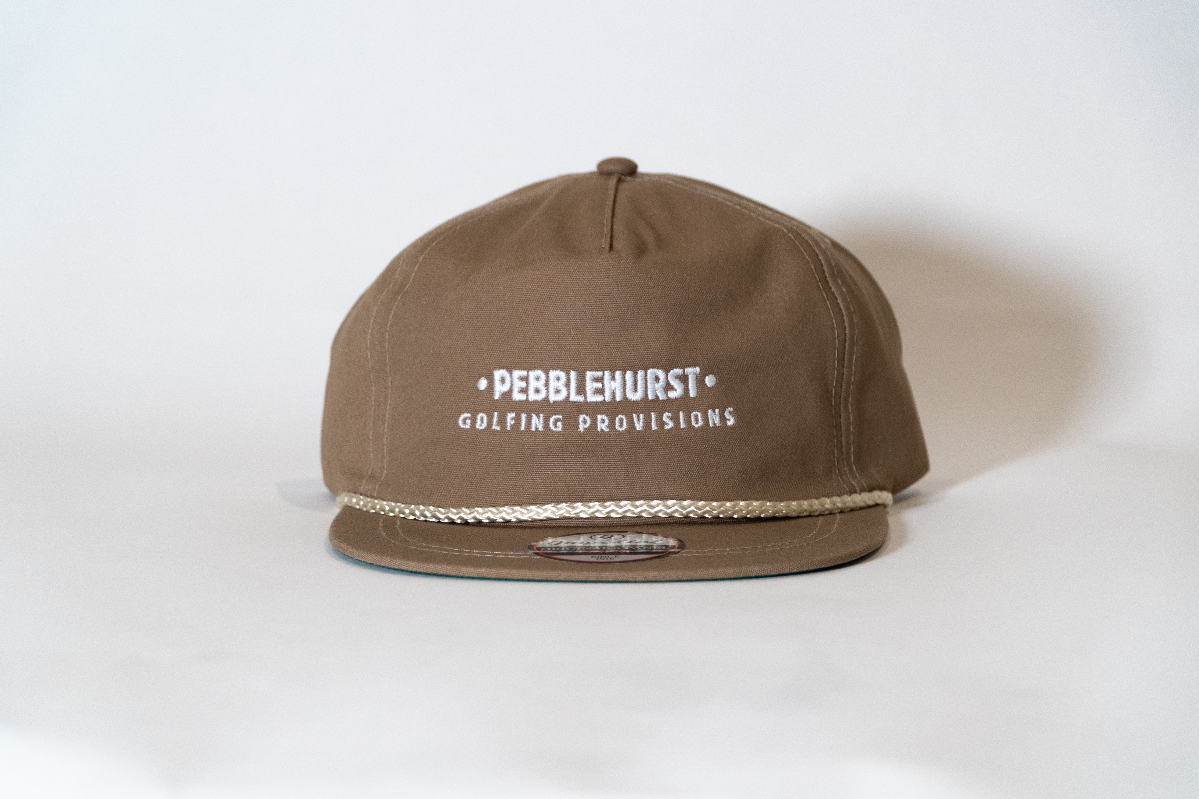 Pebblehurst - "Golfing Provisions" OG Rope Flatbill Hat