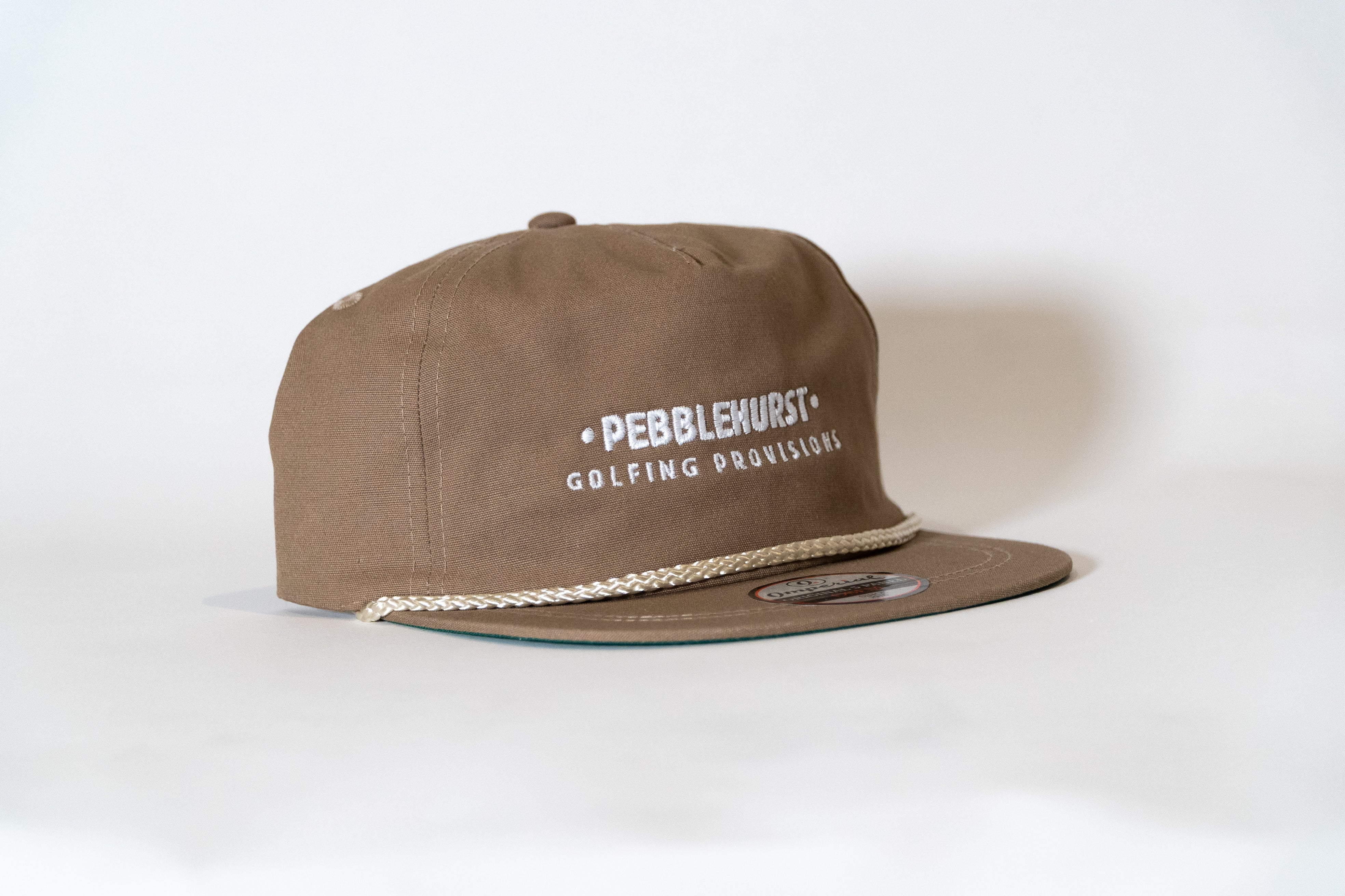 Pebblehurst - "Golfing Provisions" OG Rope Flatbill Hat
