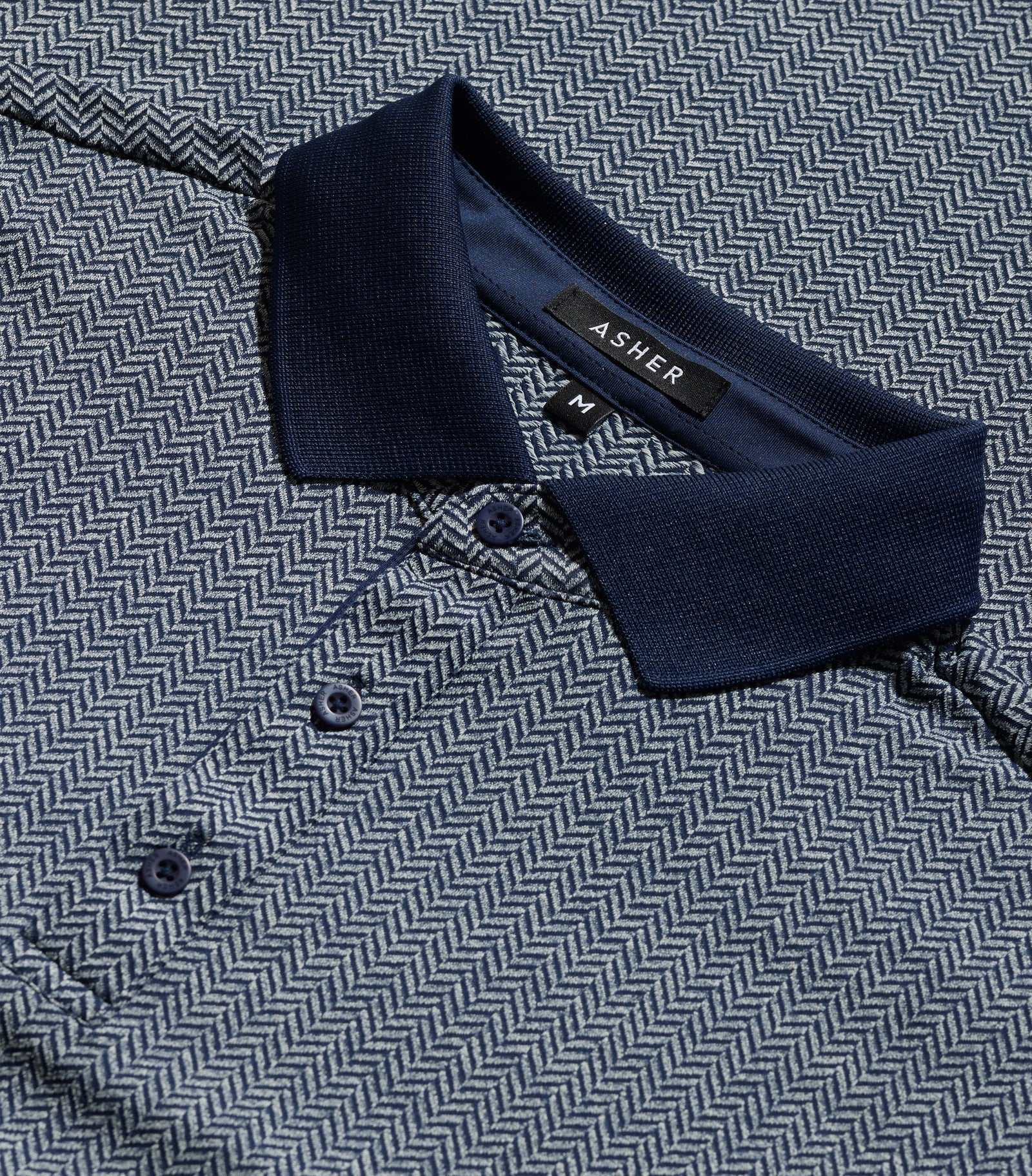 Asher - Herringbone Polo