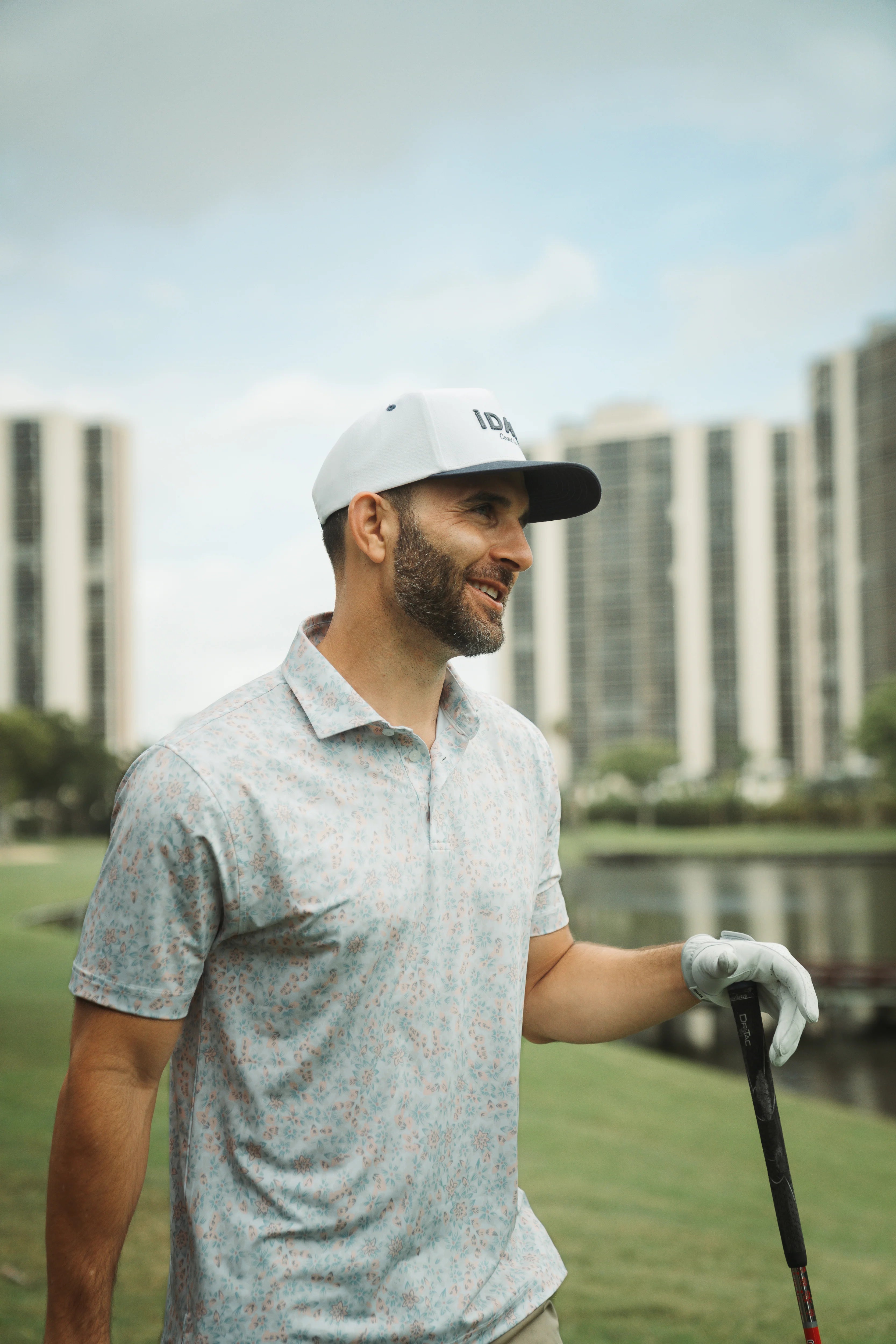 Idaka - Floral Polo