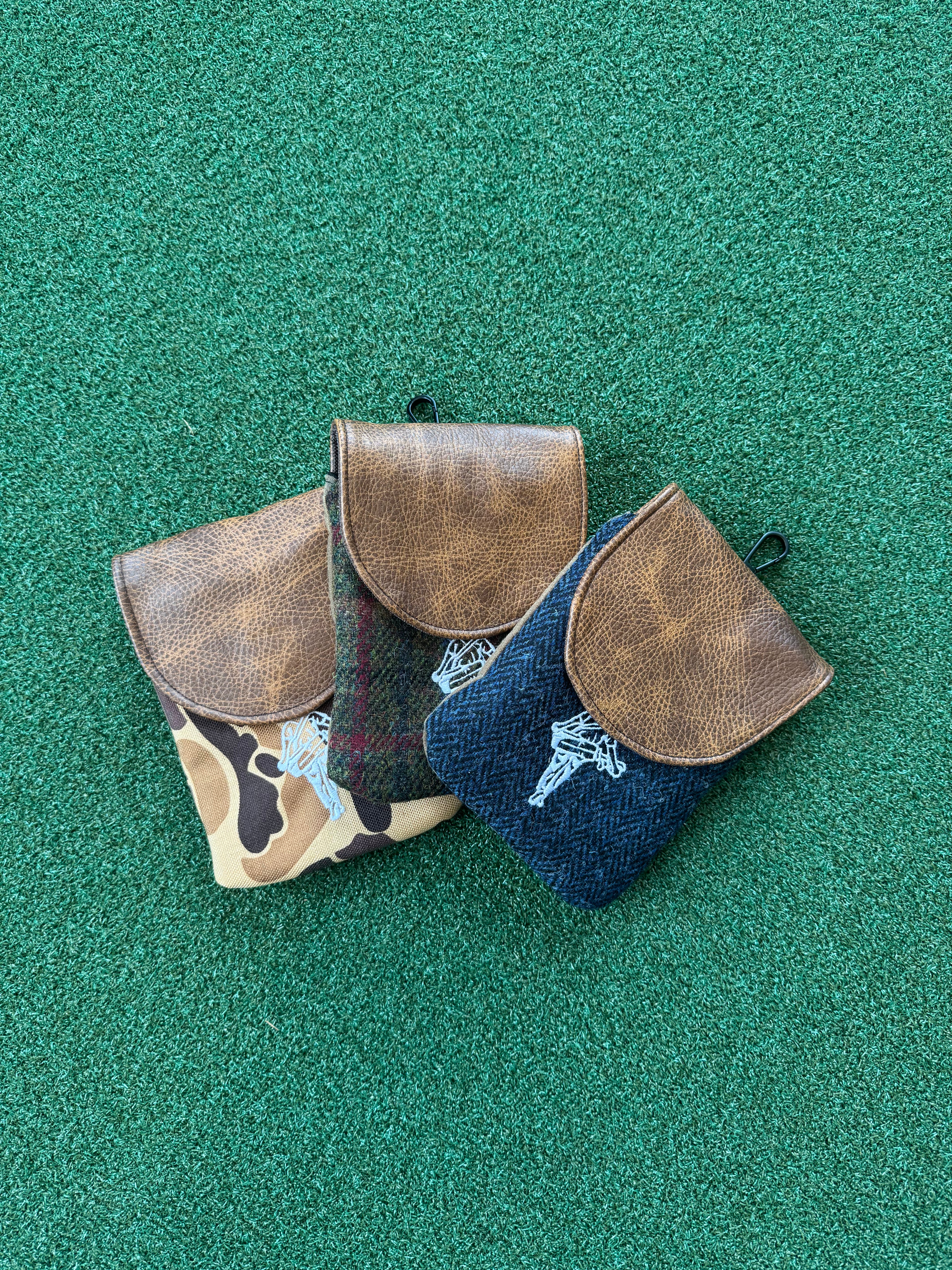Bluegrass Fairway - Harris Tweed Rangefinder Pouch