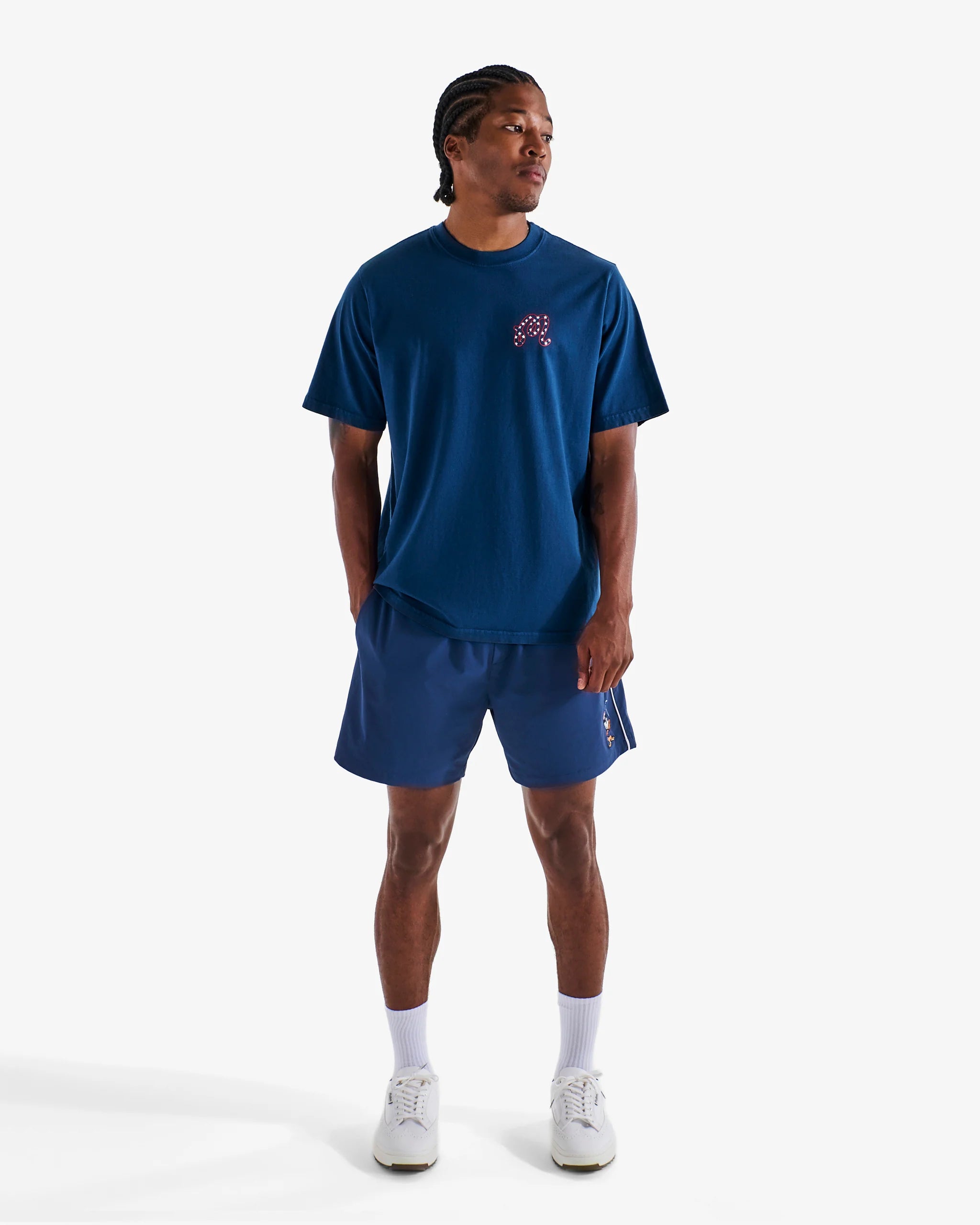 Malbon - Eagle Buckets Scooter Short