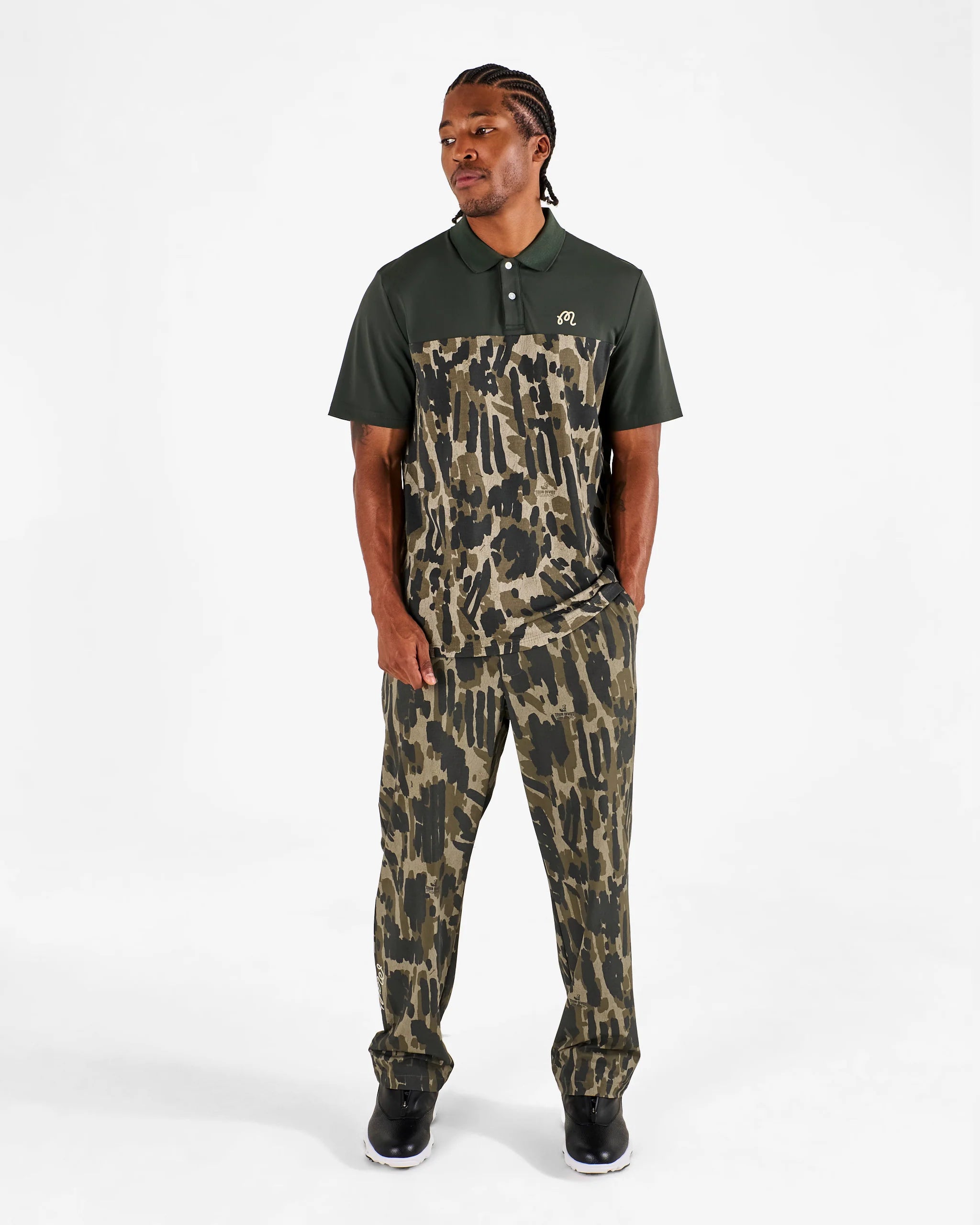 Malbon - Tour Divot Camo Polo