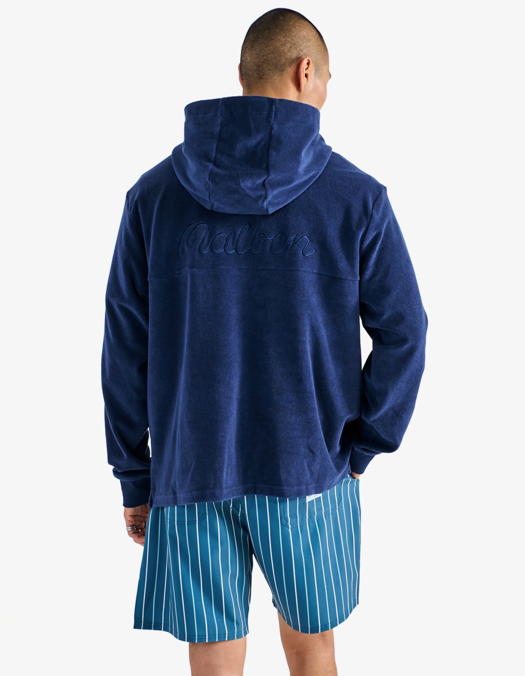 Malbon - Castello French Terry Quarter Zip Hoodie