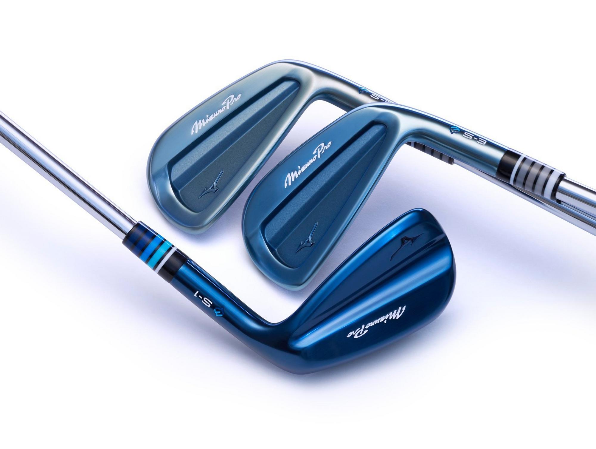 Limited Edition Mizuno Pro S3 3i-6i and S1 7i-PW Iceberg Golf Iron Set, Right Hand