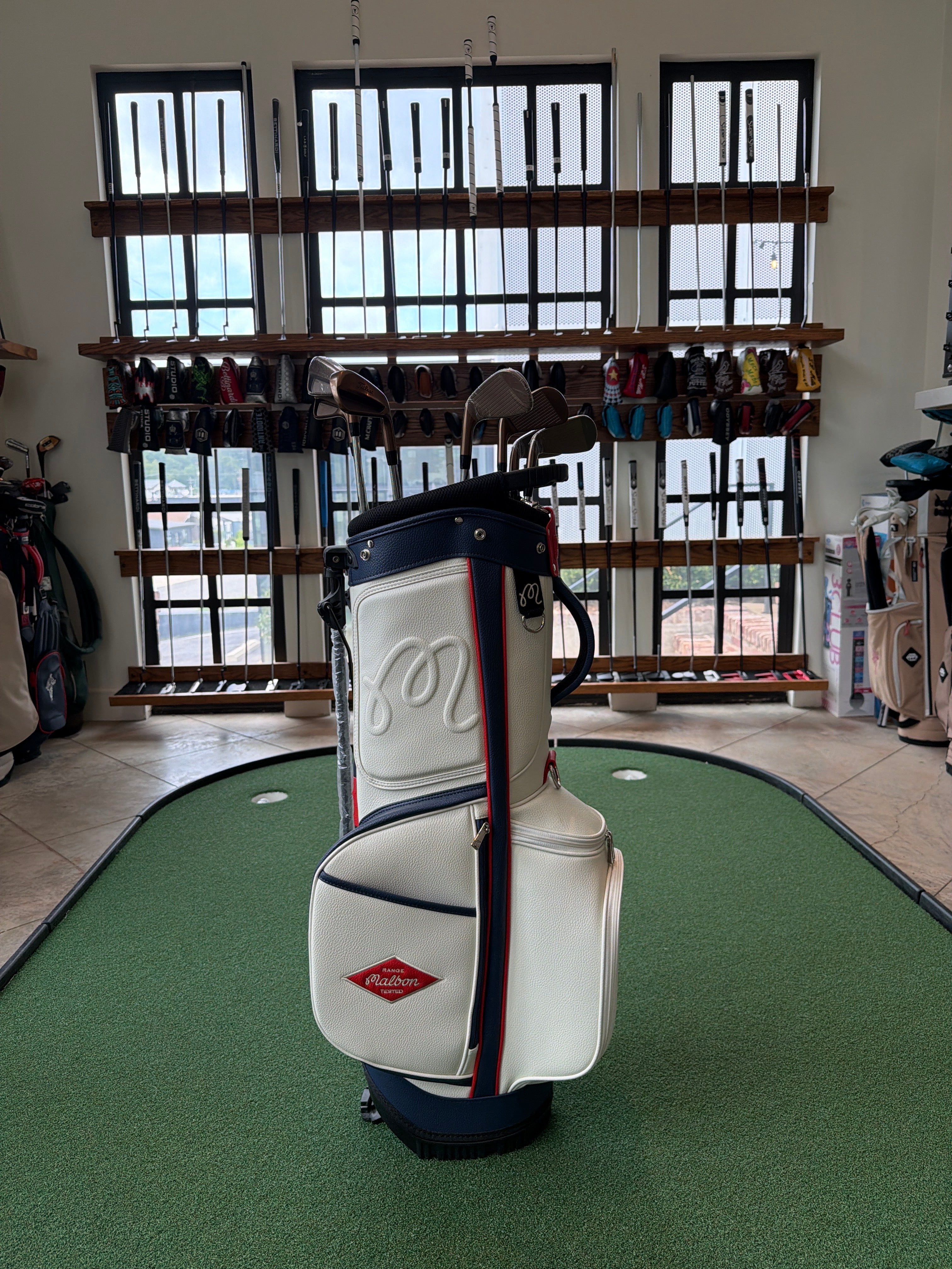 Malbon Flag Seekers Golf Bag