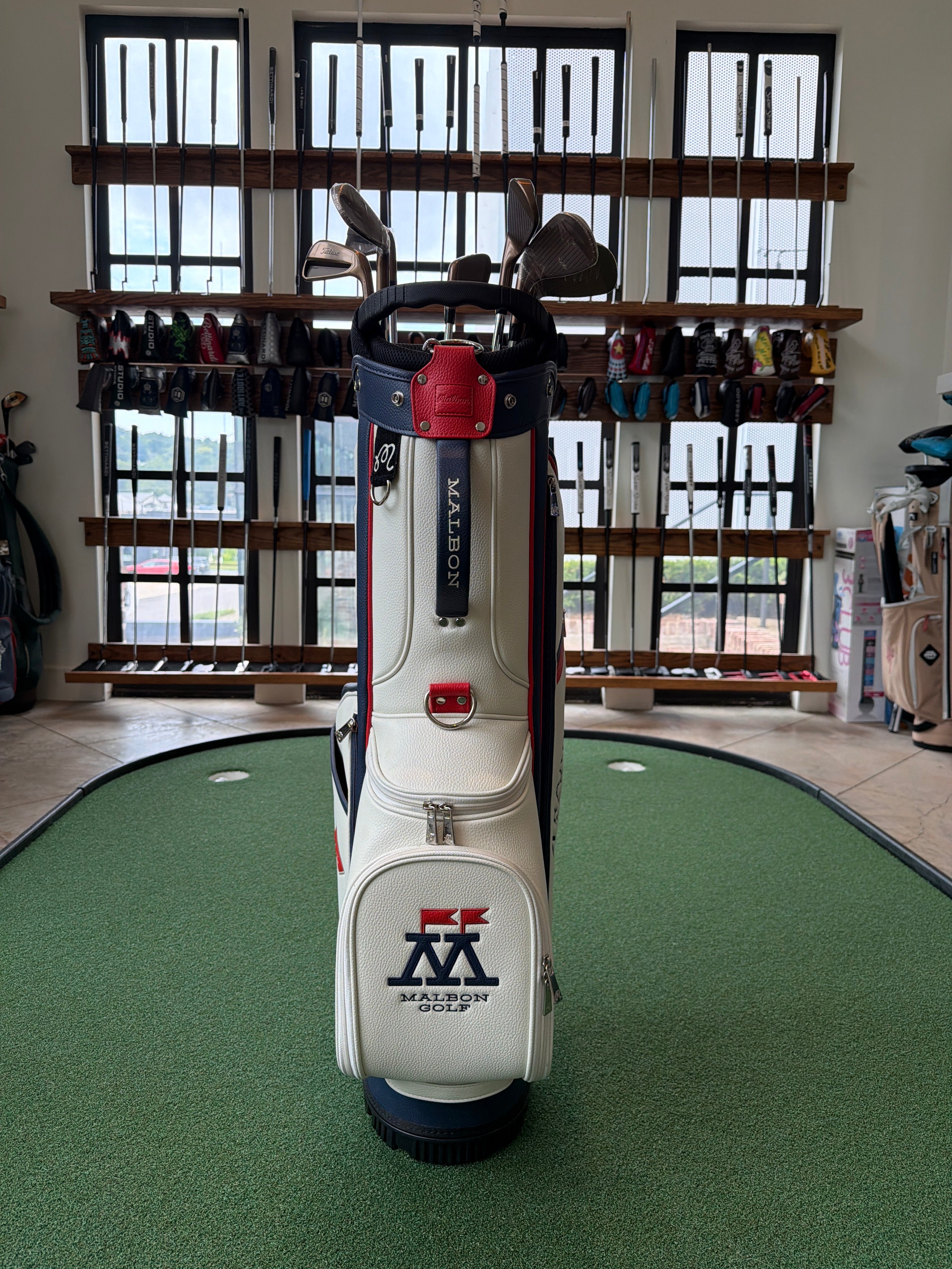 Malbon Flag Seekers Golf Bag