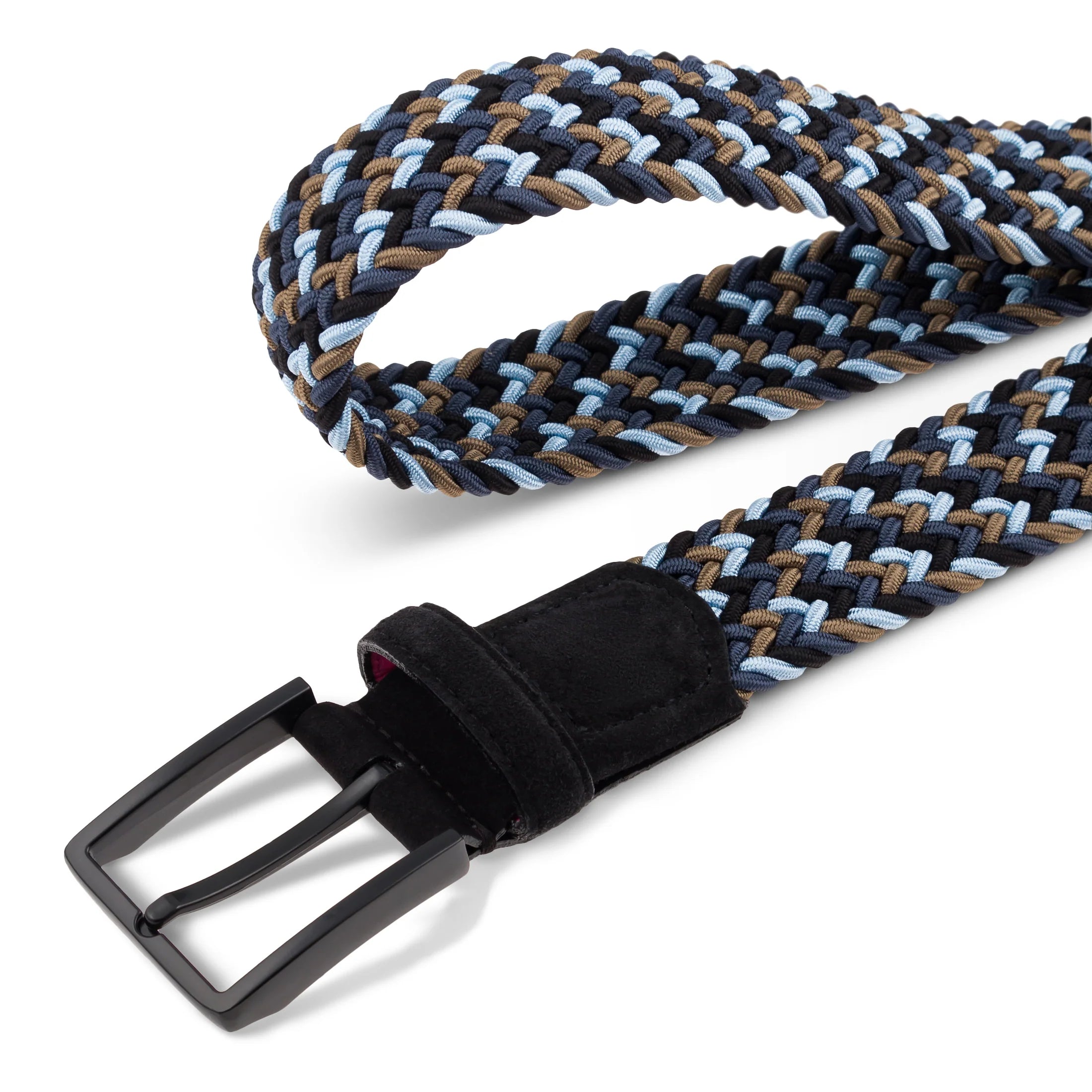 Beltology - Chaos Belt in Black/Blue/Tan