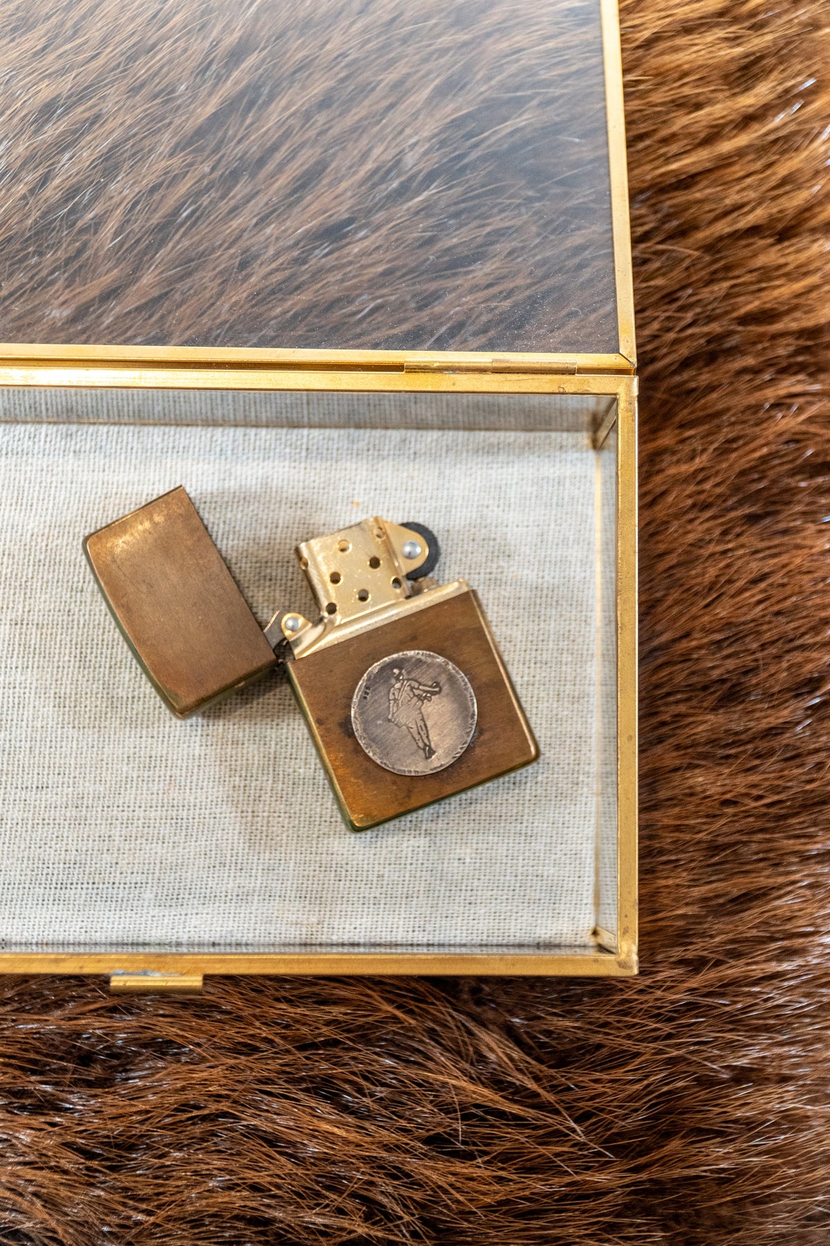 Pebblehurst - Custom Aged Zippo, Pebblehurst