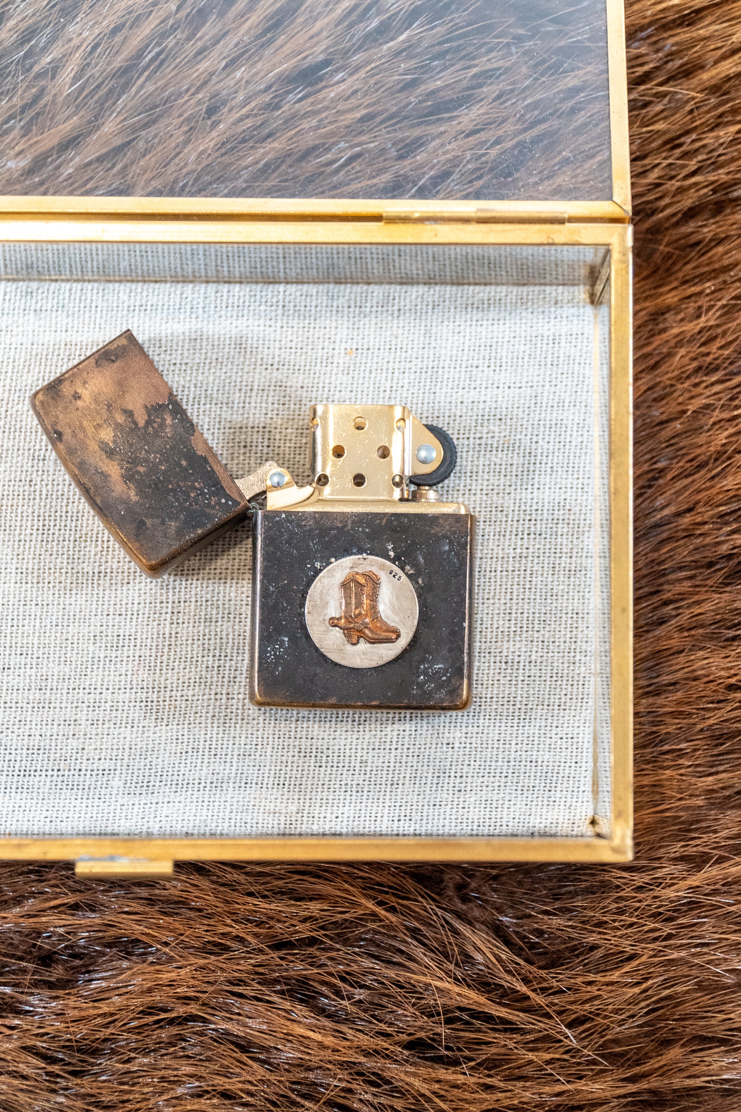 Pebblehurst - Custom Aged Zippo, Pebblehurst