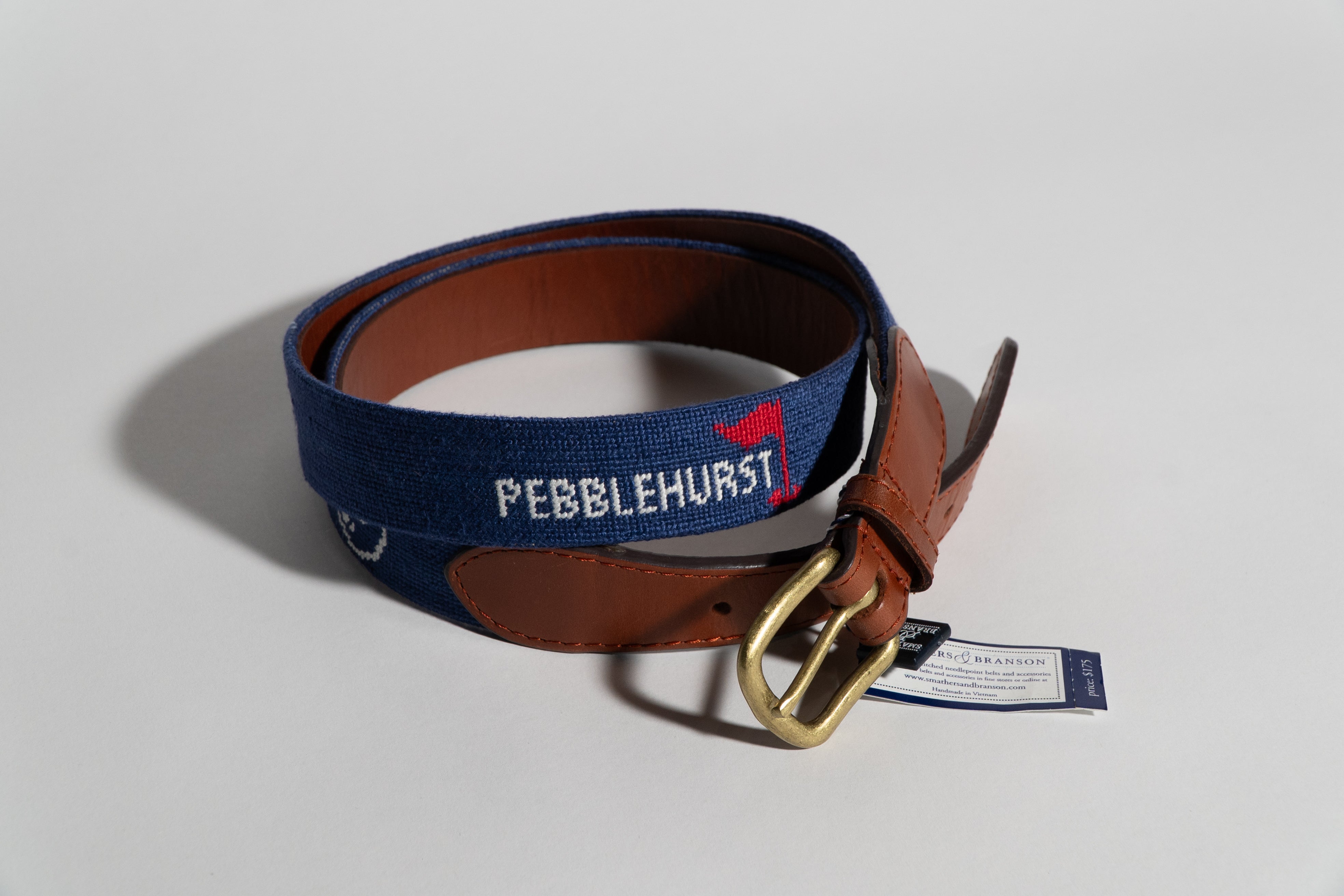 Smathers & Branson x Pebblehurst Needlepoint Belt