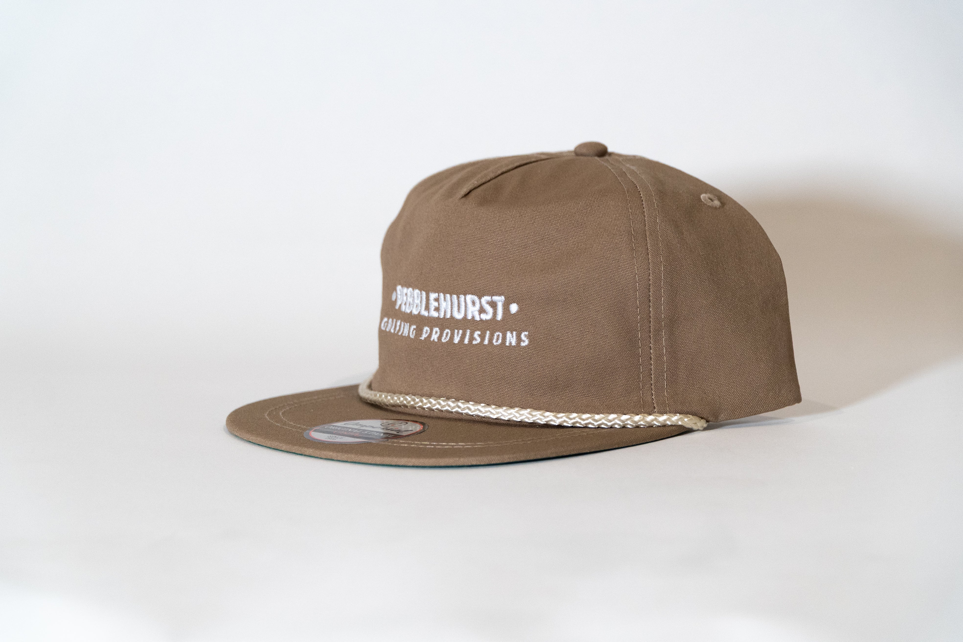 Pebblehurst - "Golfing Provisions" OG Rope Flatbill Hat