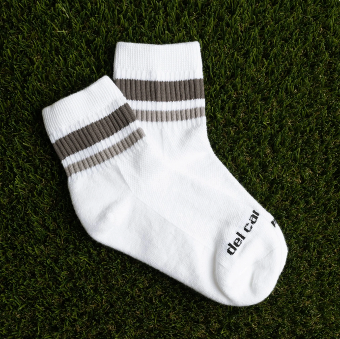 Del Campo Socks - Grey Stripes