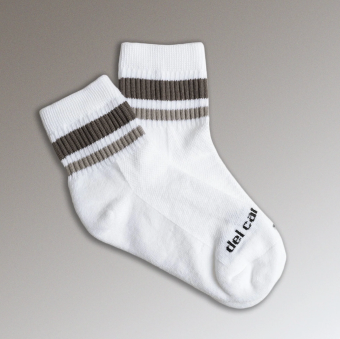 Del Campo Socks - Grey Stripes