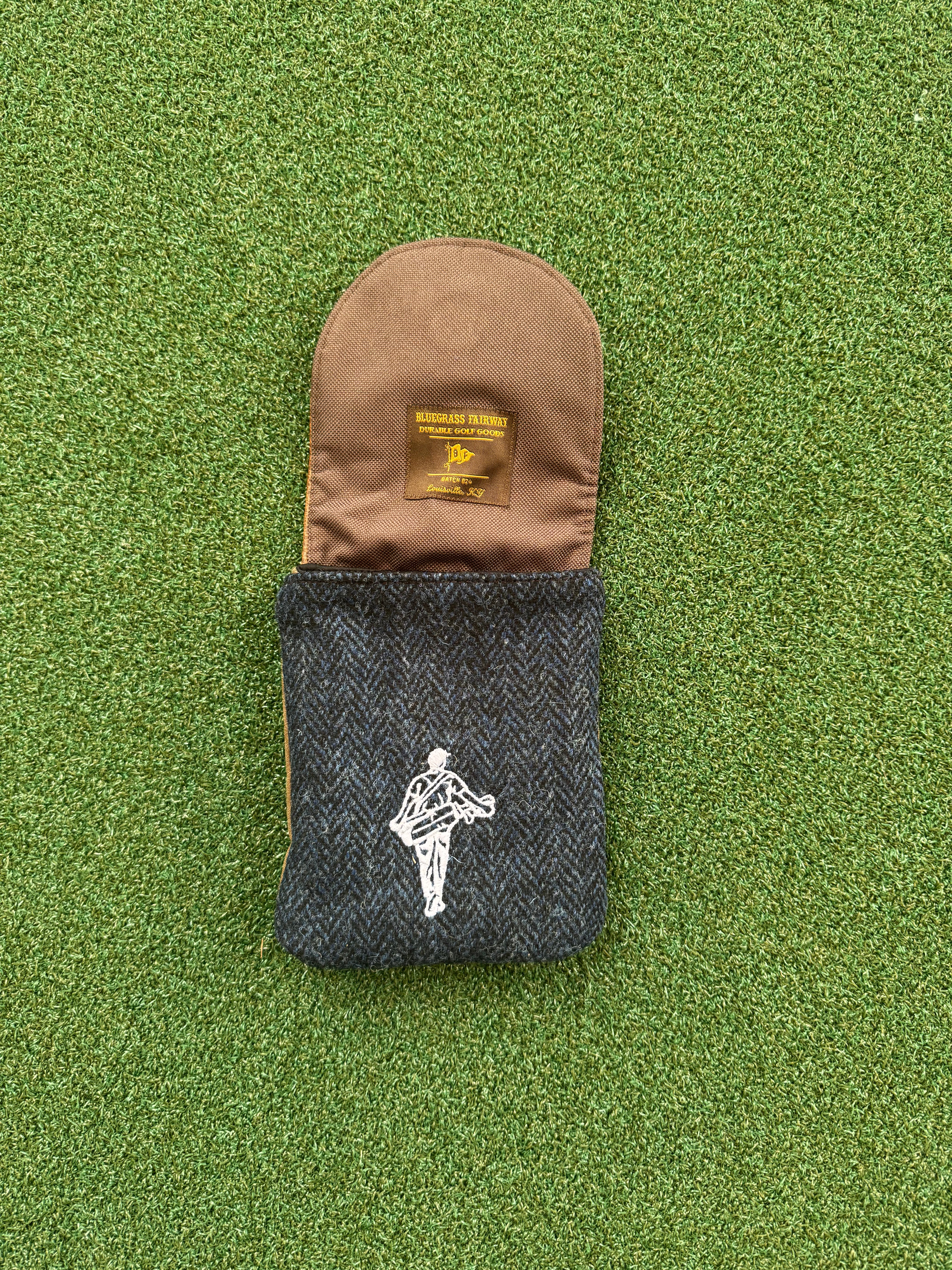 Bluegrass Fairway - Harris Tweed Rangefinder Pouch