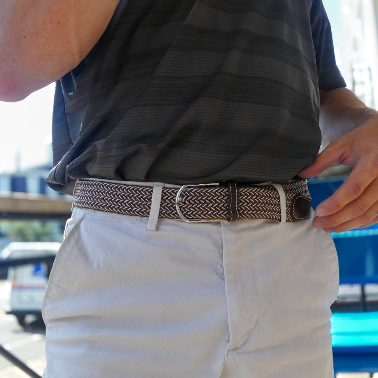 Roostas - Woven Stretch Belts (various color options)