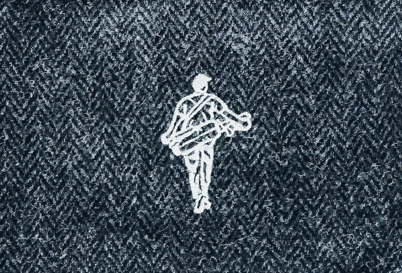 Bluegrass Fairway - Harris Tweed Drawstring Valuables Pouch