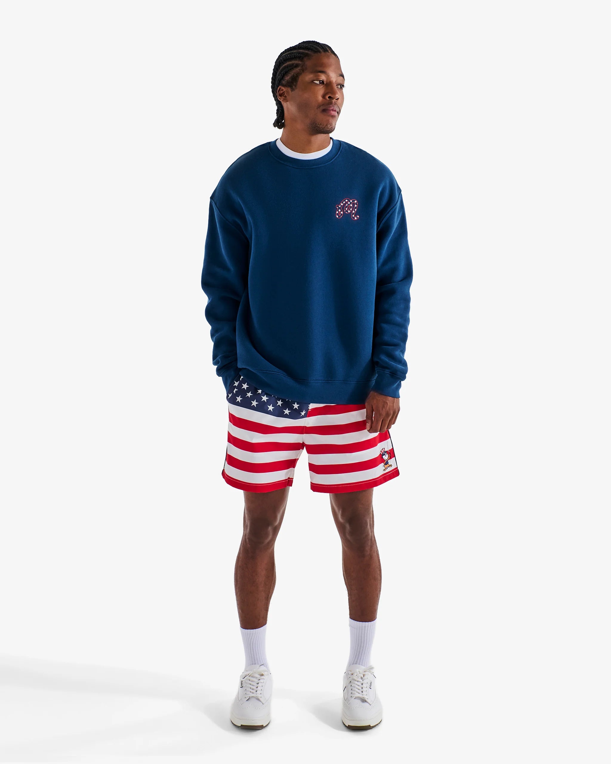 Malbon - In Golf We Trust Crew Sweatshirt