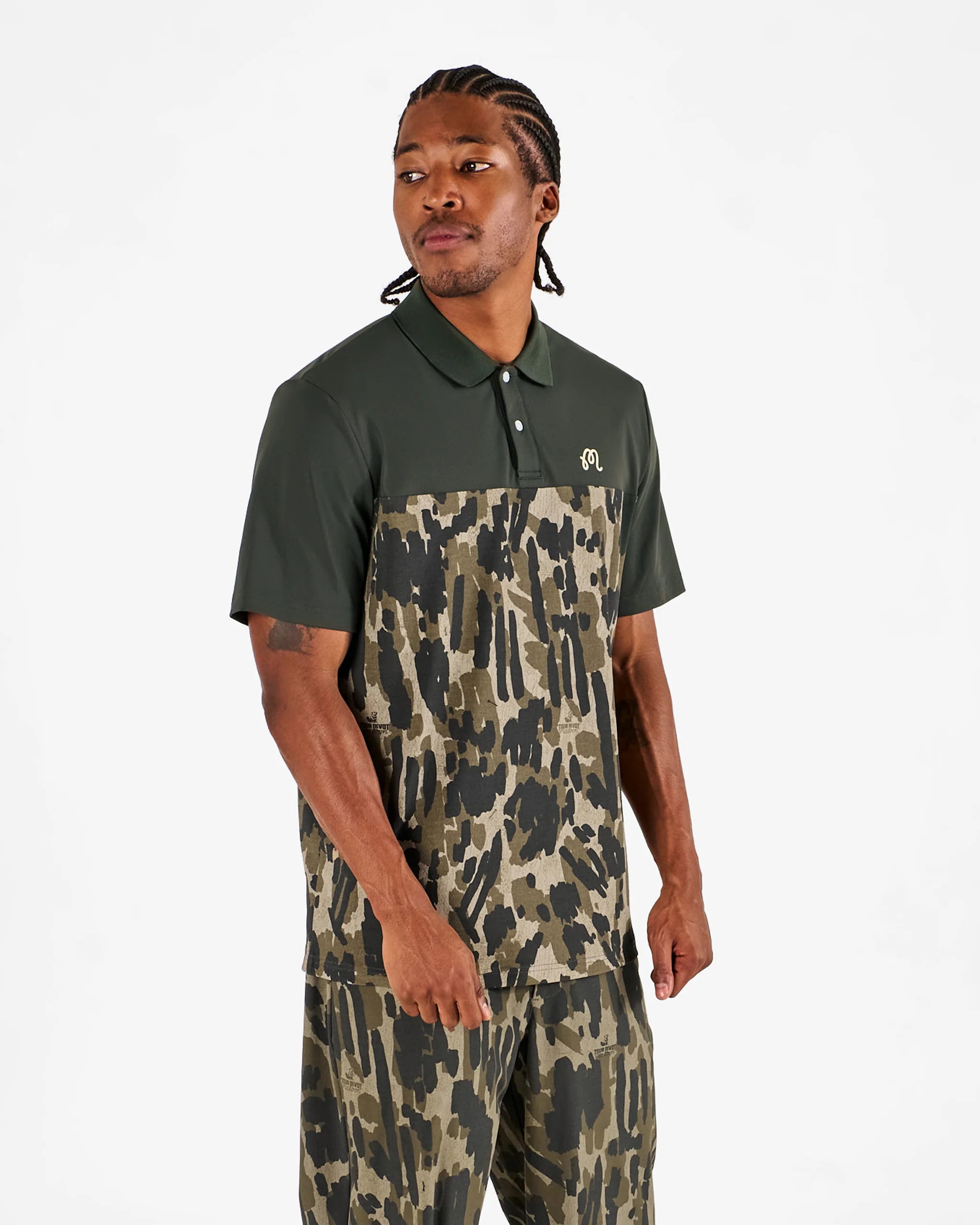 Malbon - Tour Divot Camo Polo