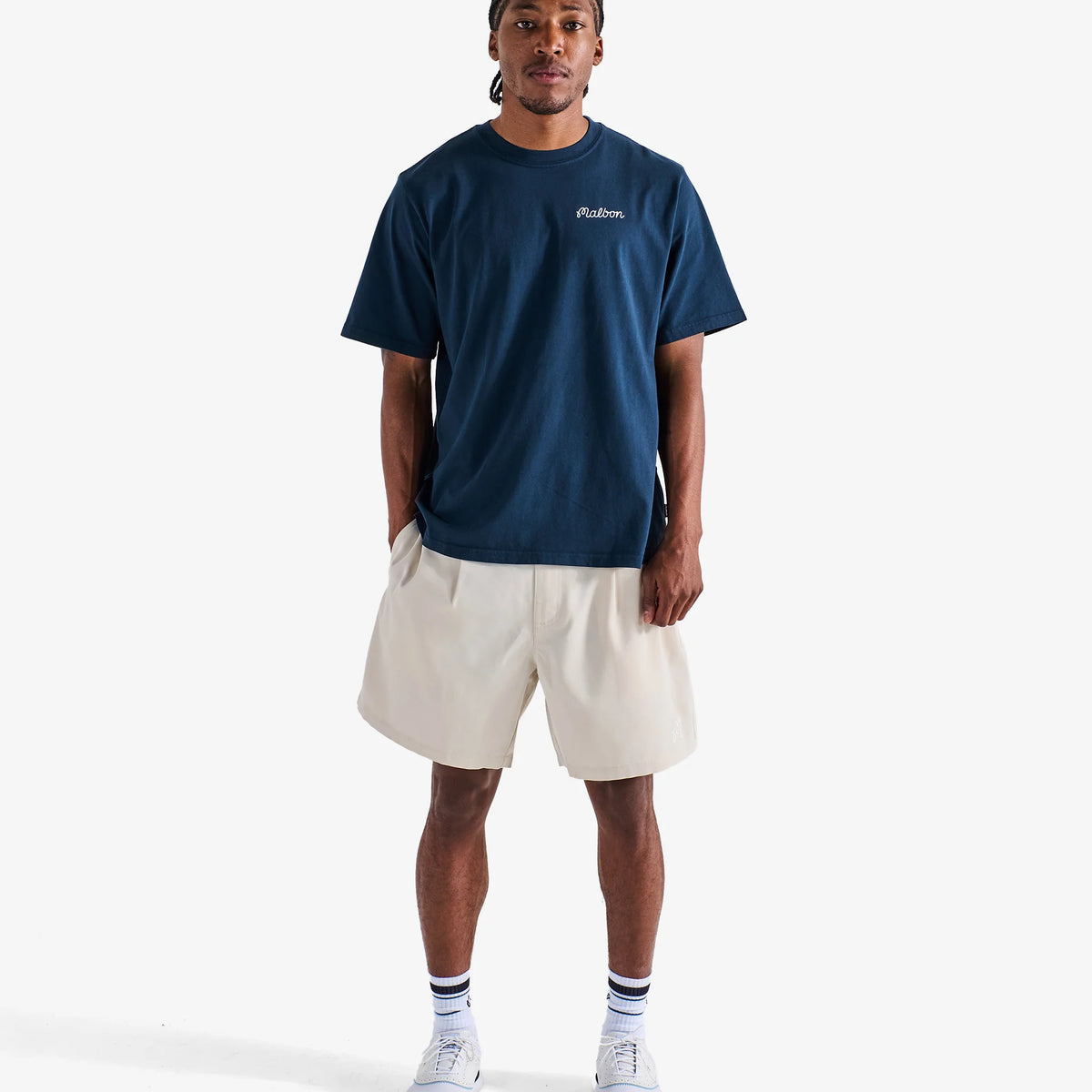 メンズウェア Malbon Golf Classic Pleated Short 32 M9274-NVY-1_e67e18bd-8562-41aa