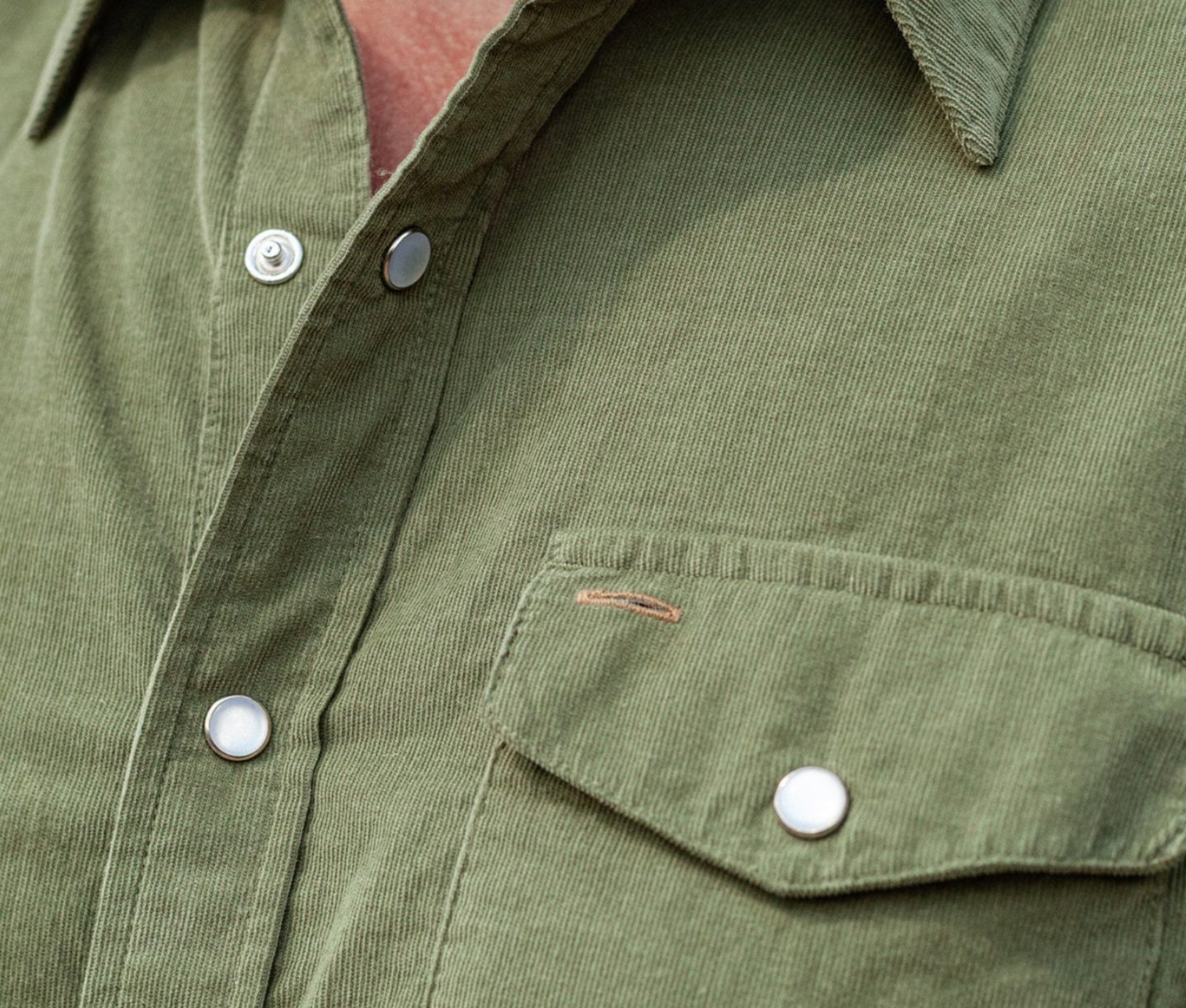 Criquet - Short Sleeve Corduroy Pearl Snap