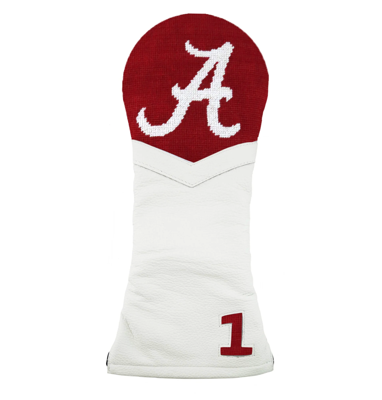 Smathers & Branson - Alabama Driver Headcover (Garnet) (White Leather)