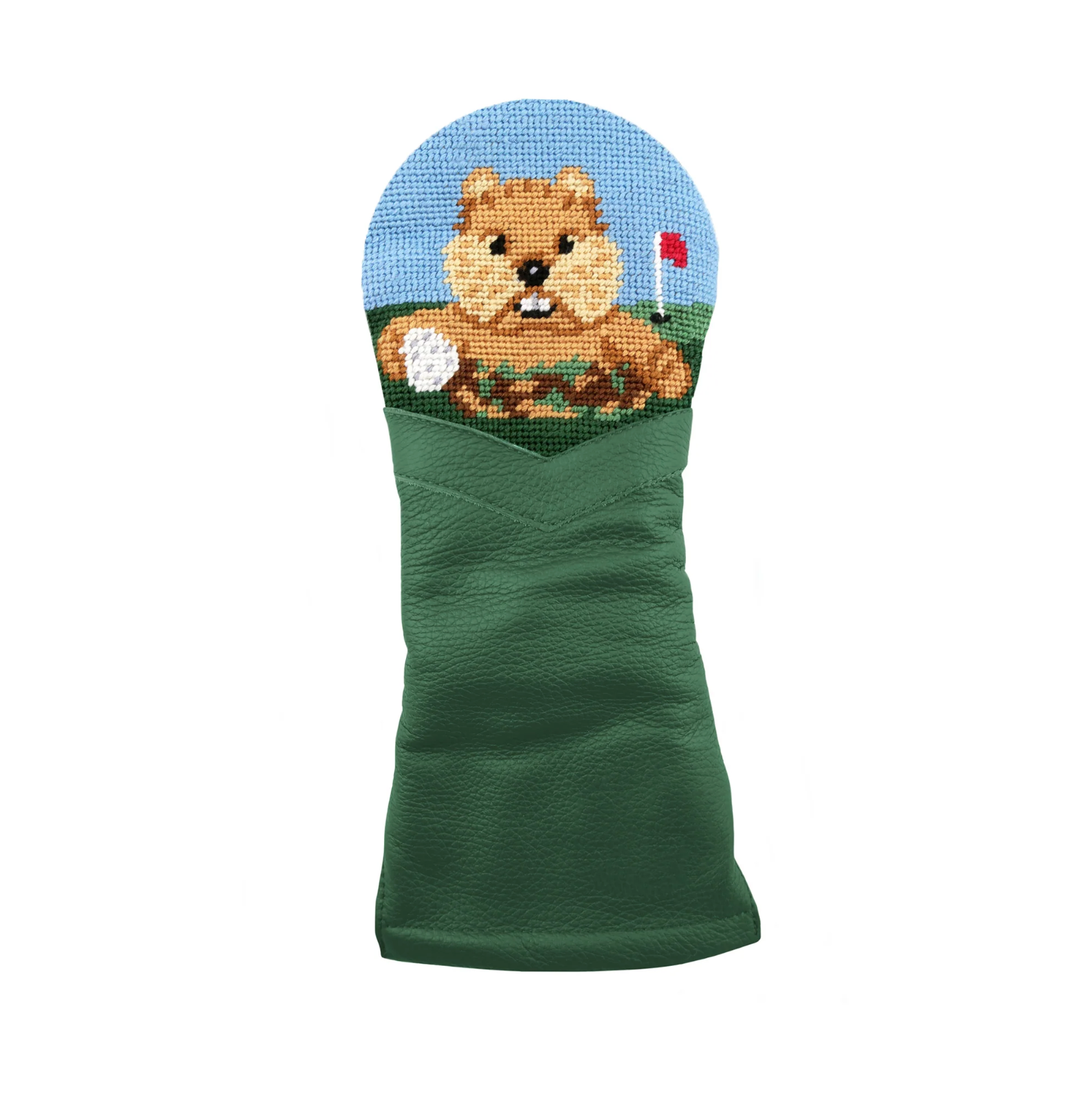 Smathers & Branson - Gopher Golf Fairway Headcover (Hunter Leather)
